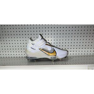 Nike Force Zoom Trout 7 Mens Metal Baseball Cleats Size 14 White Gold Black